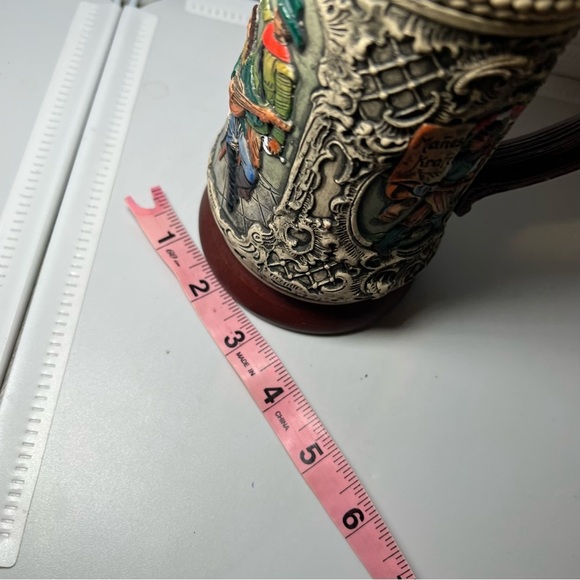 ALT GRENZAU 1894 WESTERN GERMANY LIDDED BEER STEIN - Picture 6 of 7